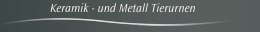 Keramik - und Metall Tierurnen
